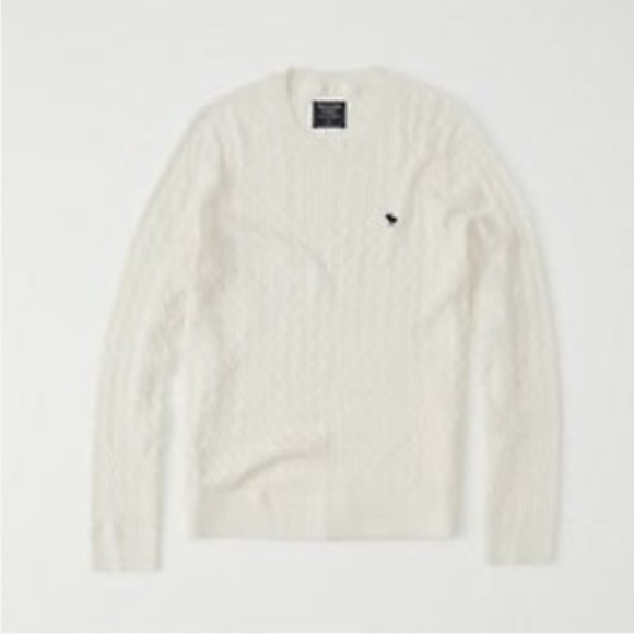 Abercrombie & Fitch Other - icon cable-knit sweater